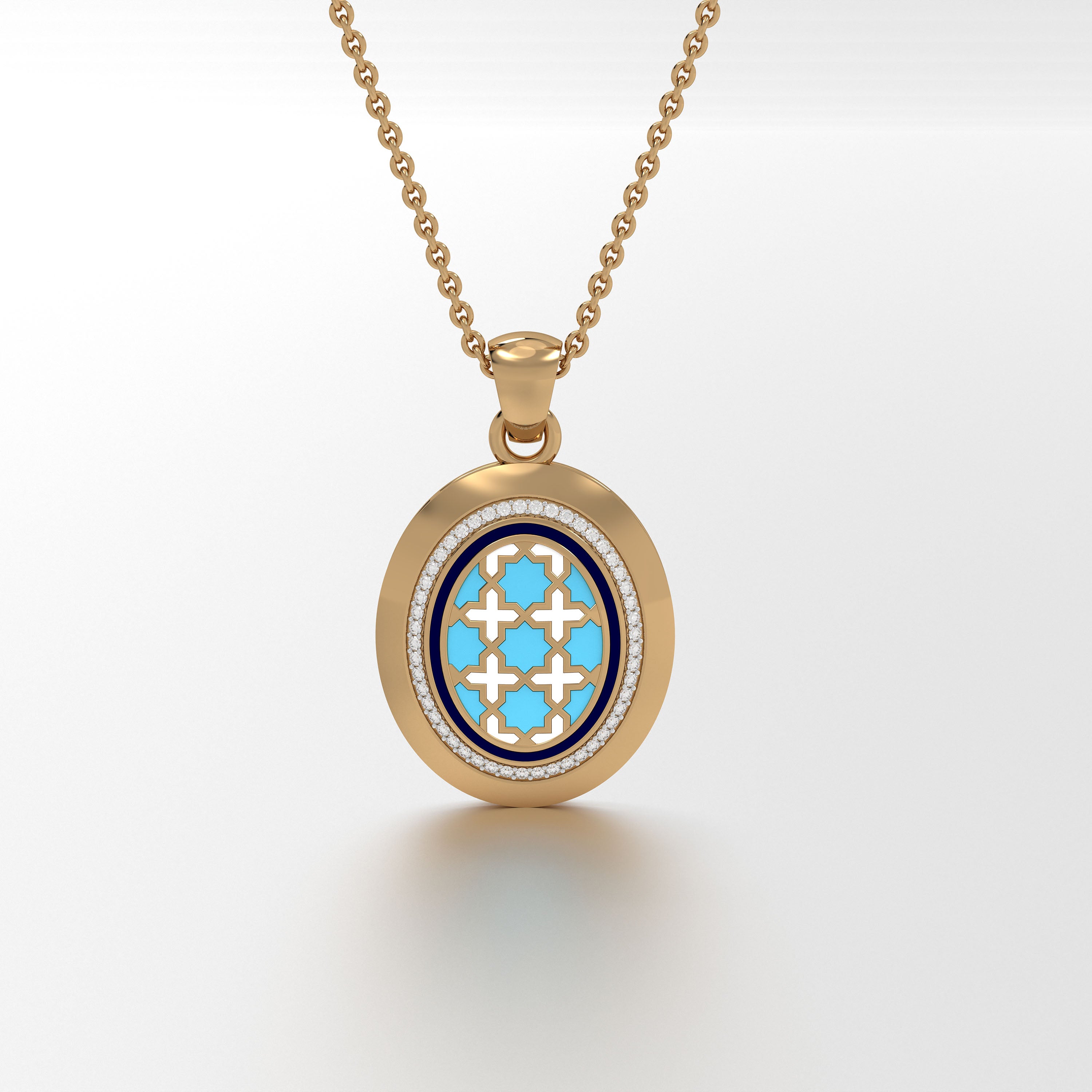 #Pattern & Color_moroccan zellij skyblue