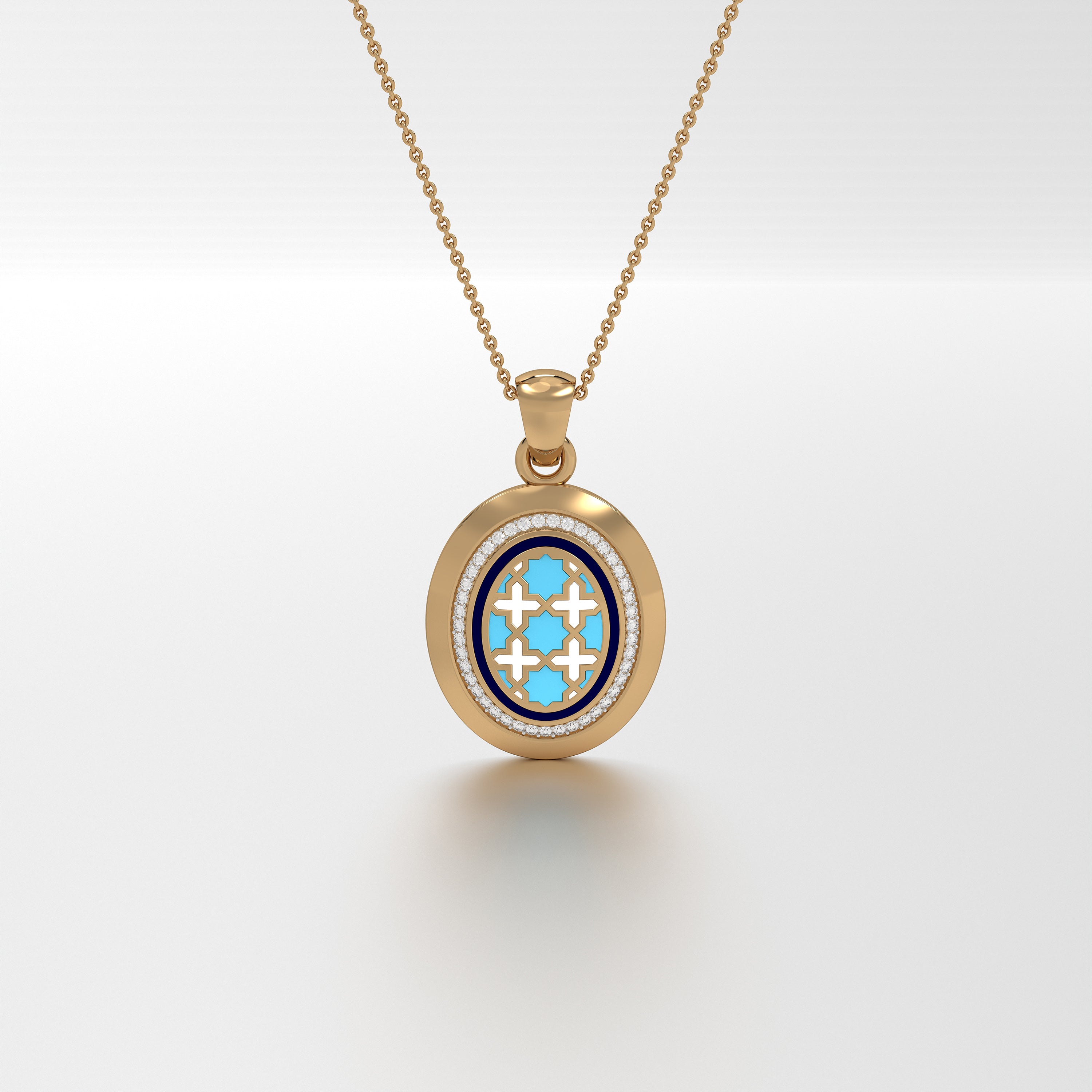 #Pattern & Color_moroccan zellij skyblue