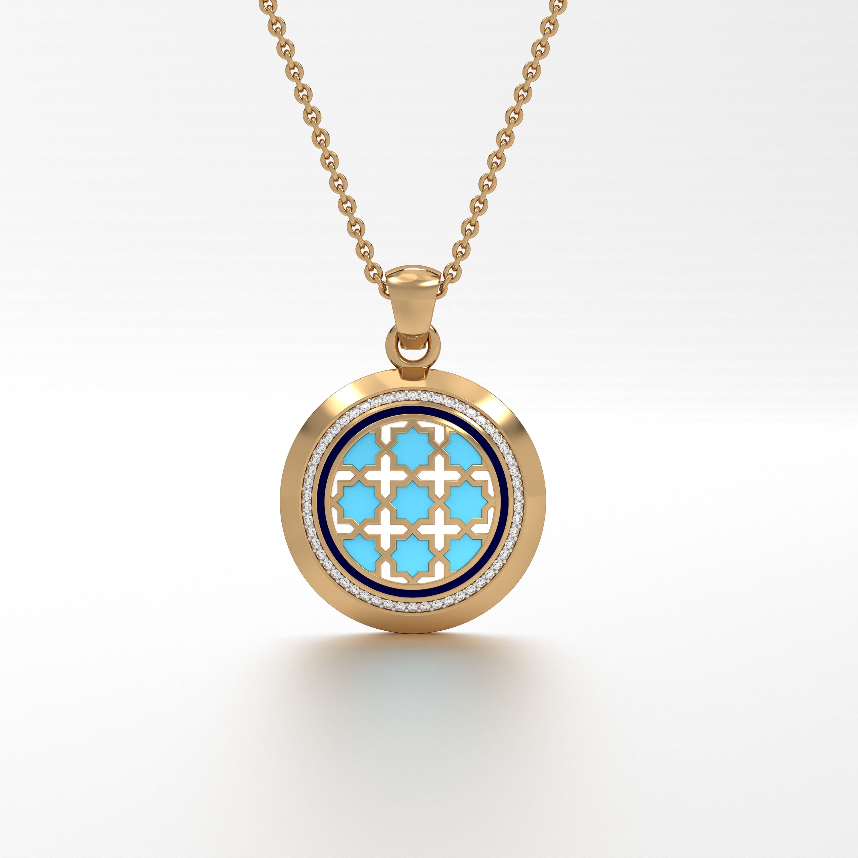 #Pattern & Color_moroccan zellij skyblue