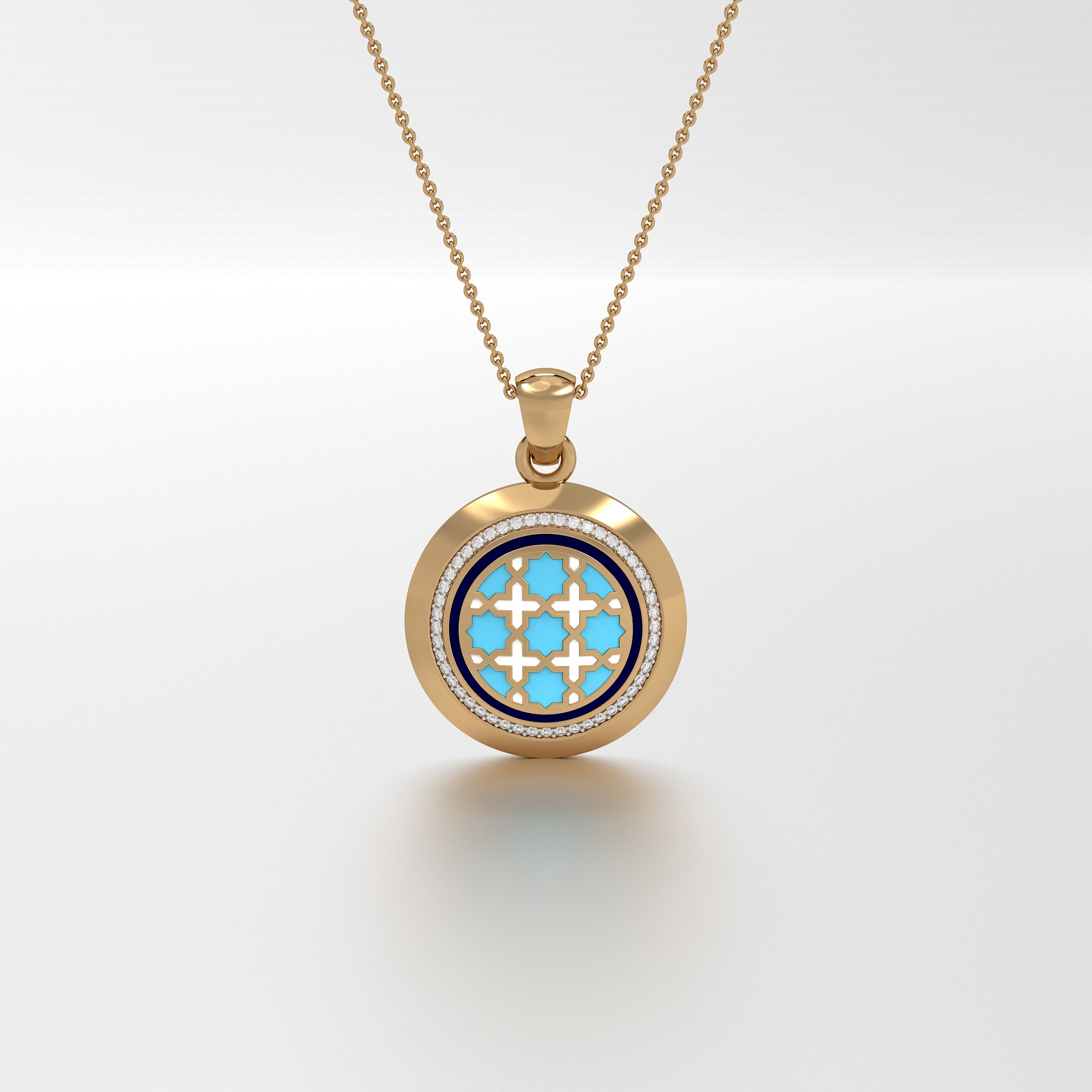 #Pattern & Color_moroccan zellij skyblue