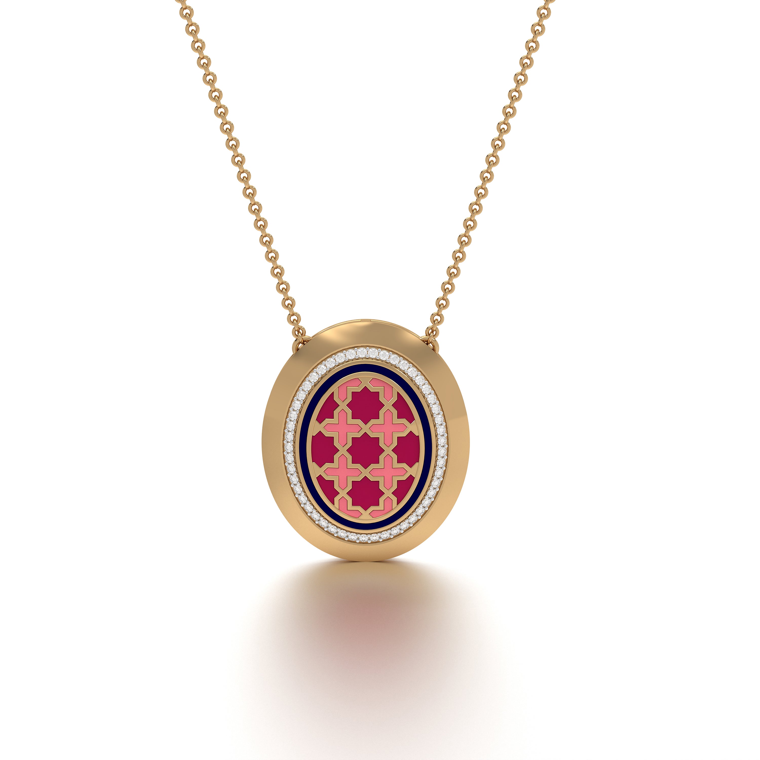 #Pattern & Color_Moroccan Zellij Cardinal Red