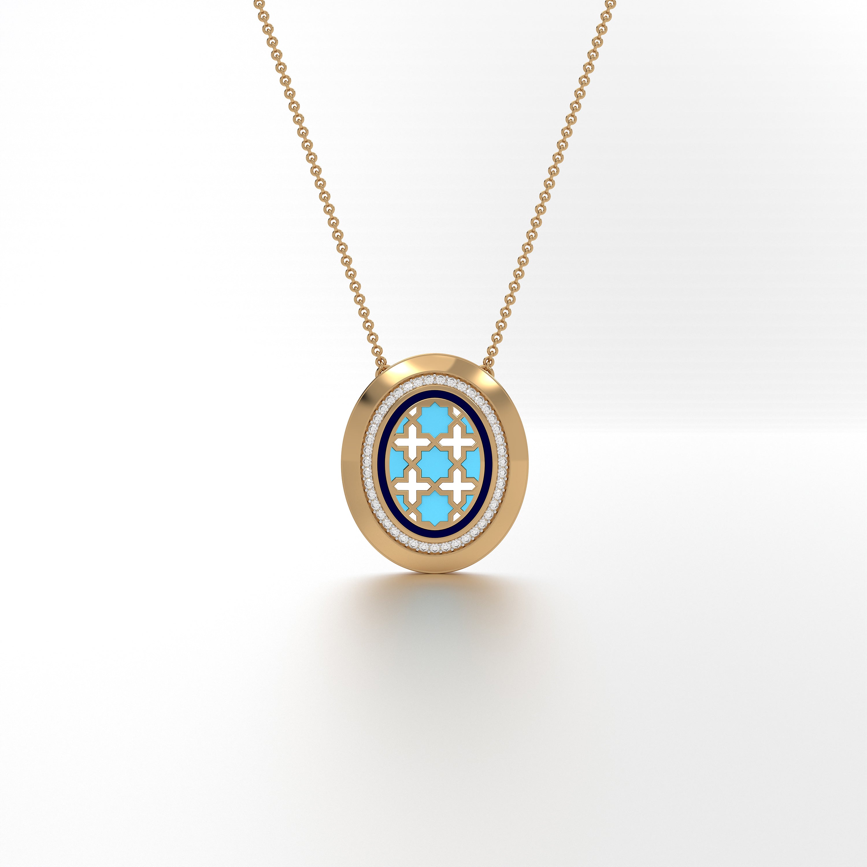 #Pattern & Color_moroccan zellij skyblue