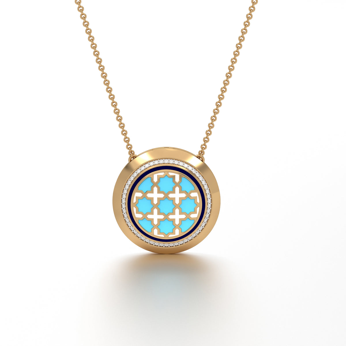 #Pattern & Color_moroccan zellij skyblue
