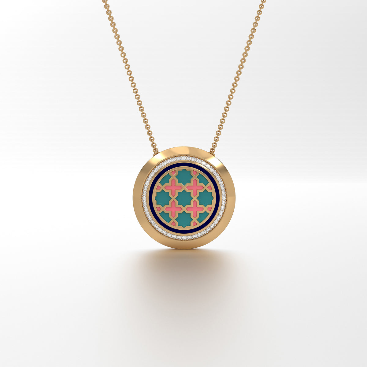 #Pattern & Color_Moroccan Zellij Pastel Turquoise