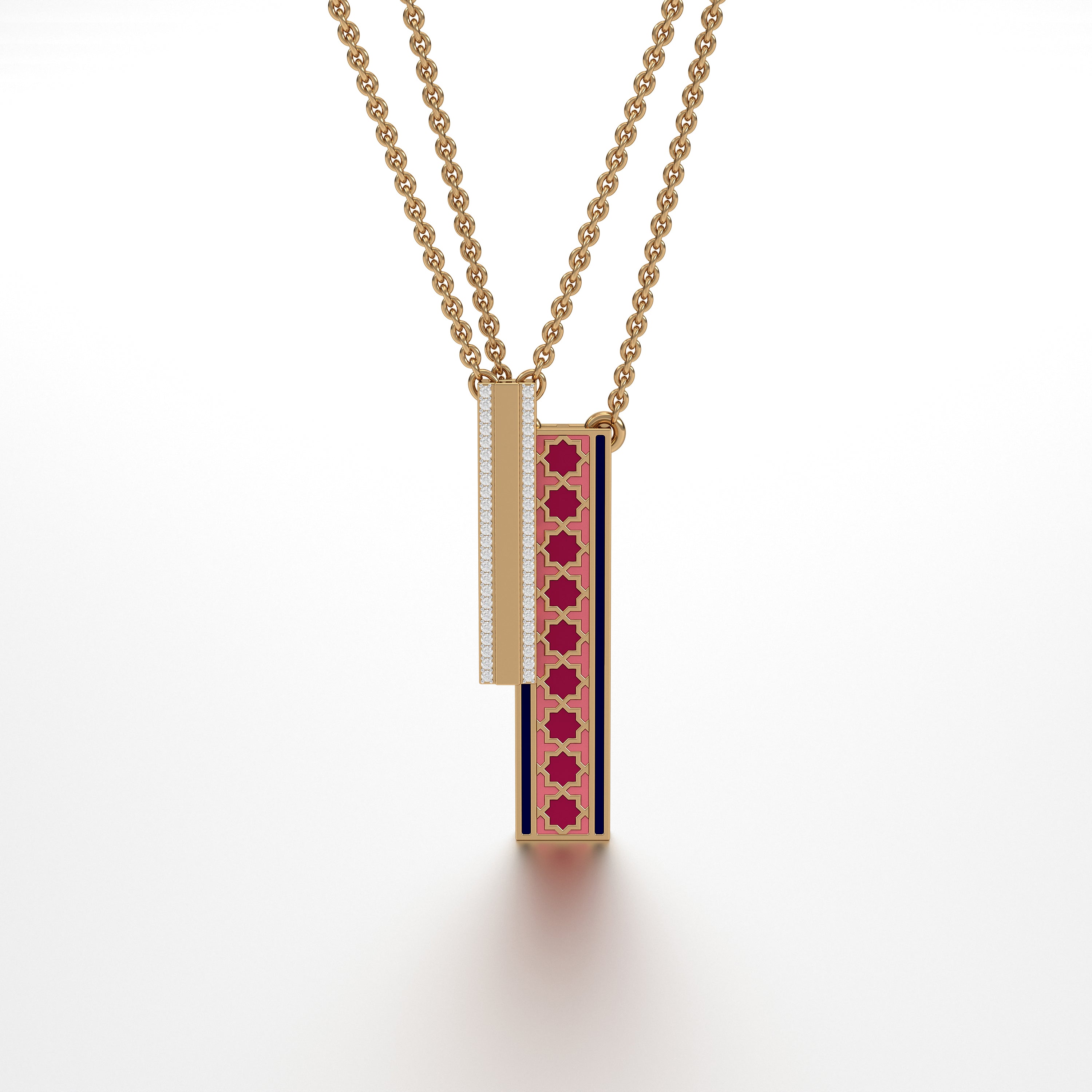 #Pattern & Color_Moroccan Zellij Cardinal Red