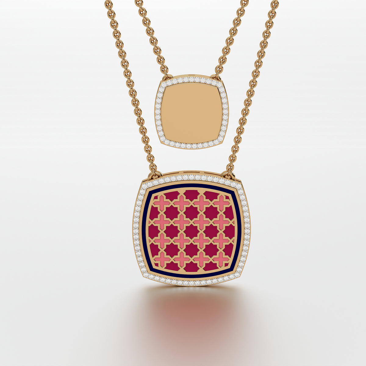 #Pattern & Color_Moroccan Zellij Cardinal Red