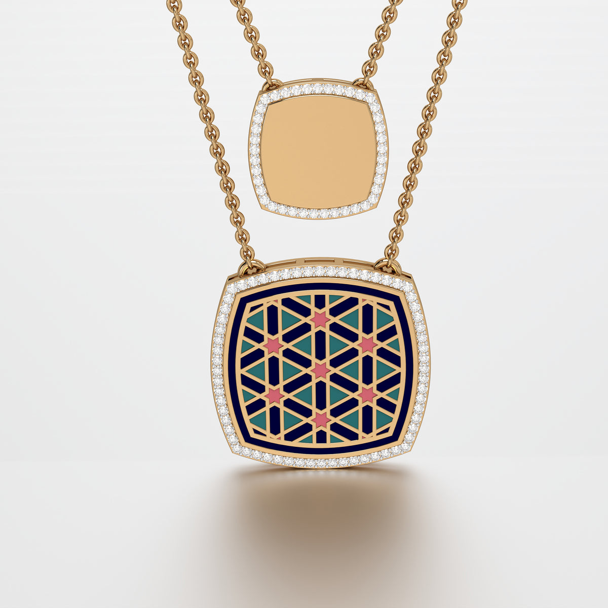 #Pattern & Color_Persian Girih Pastel Turquoise