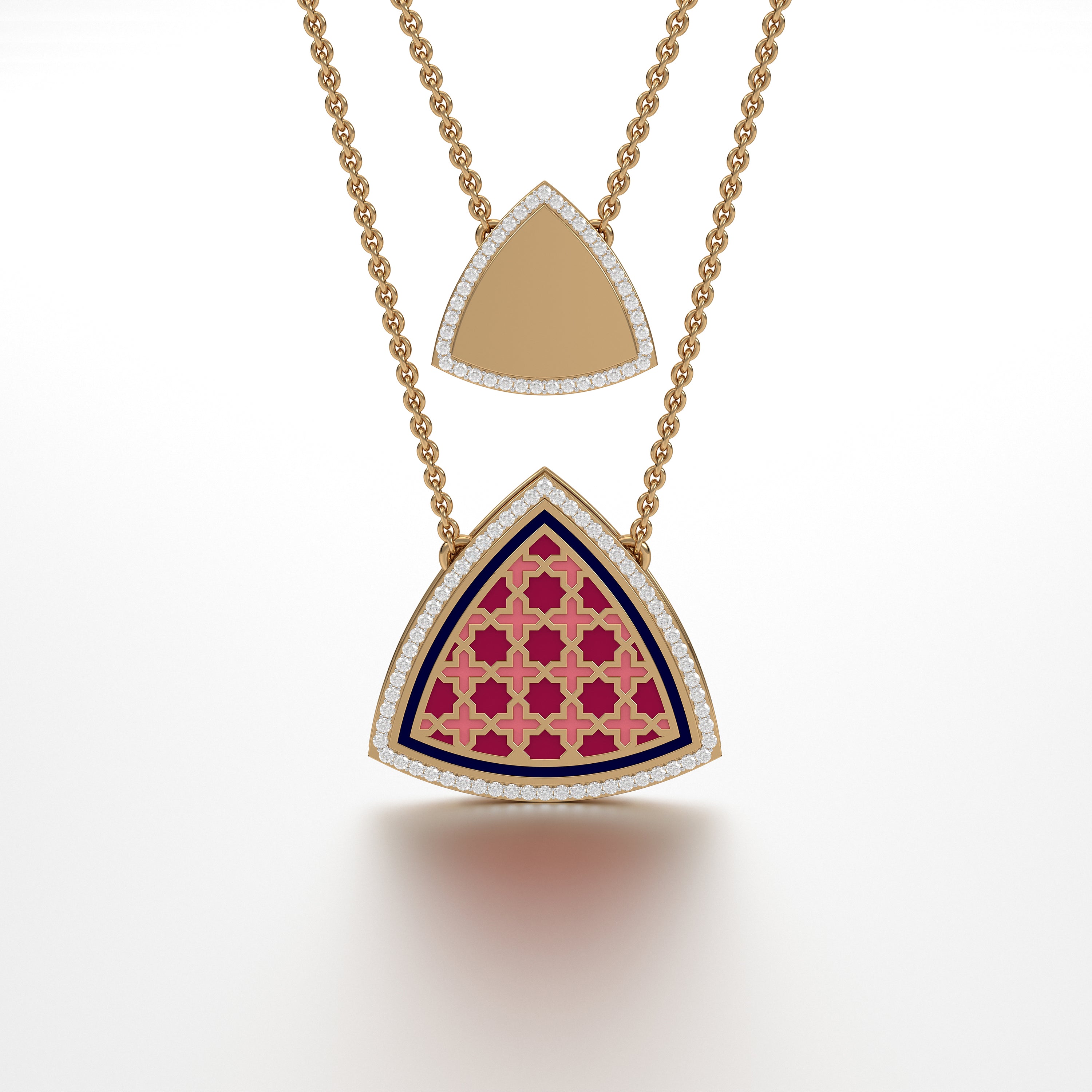 #Pattern & Color_Moroccan Zellij Cardinal Red