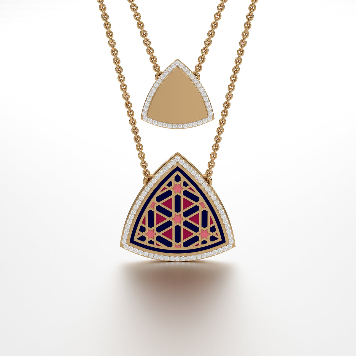 #Pattern & Color_Persian Girih Cardinal Red