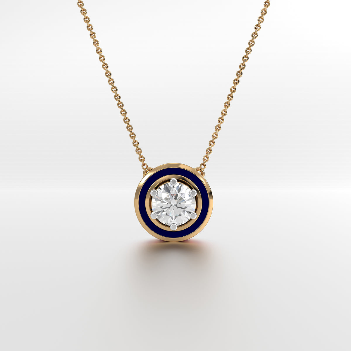 Aliyaah Solitaire Pendant Large