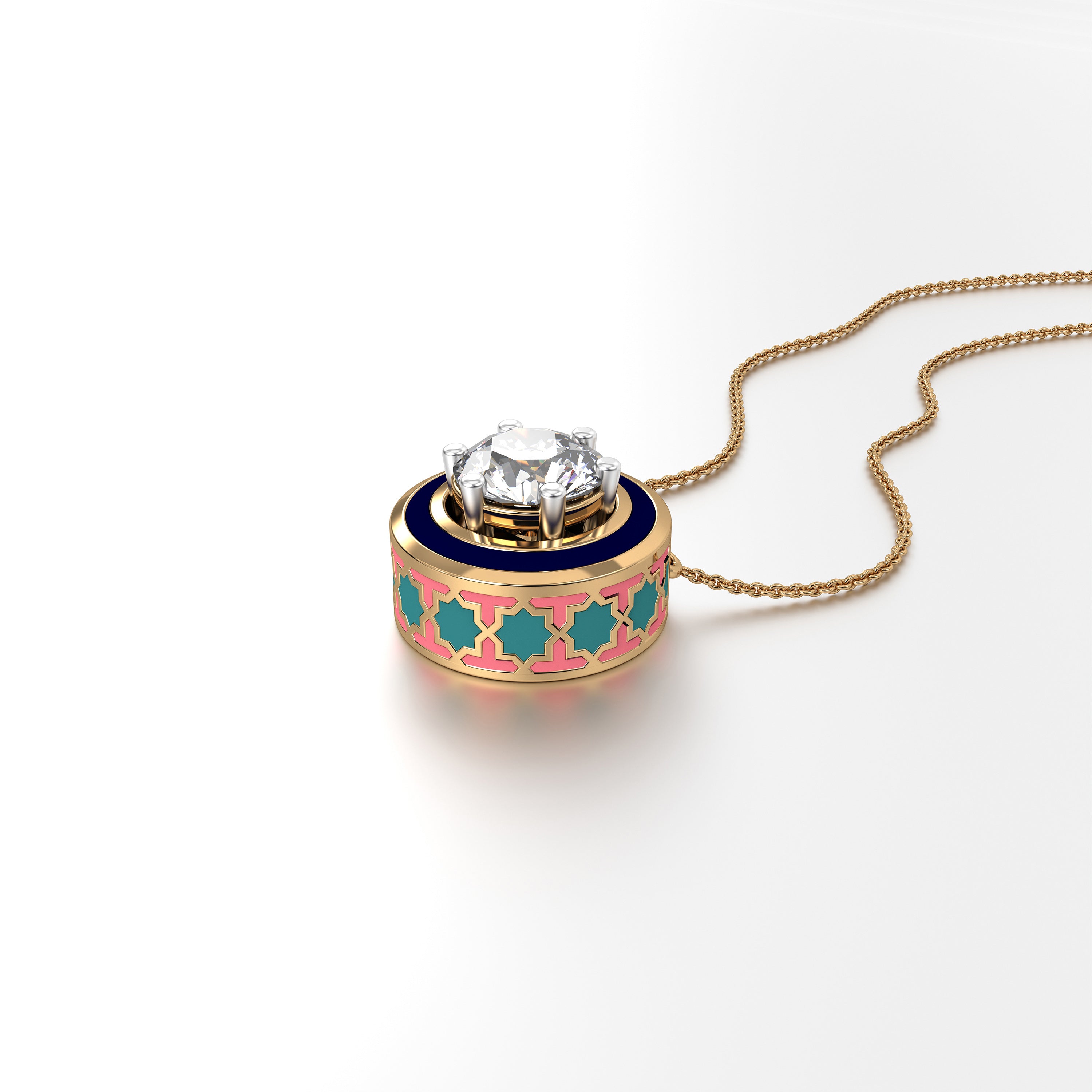 #Pattern & Color_Moroccan Zellij Pastel Turquoise