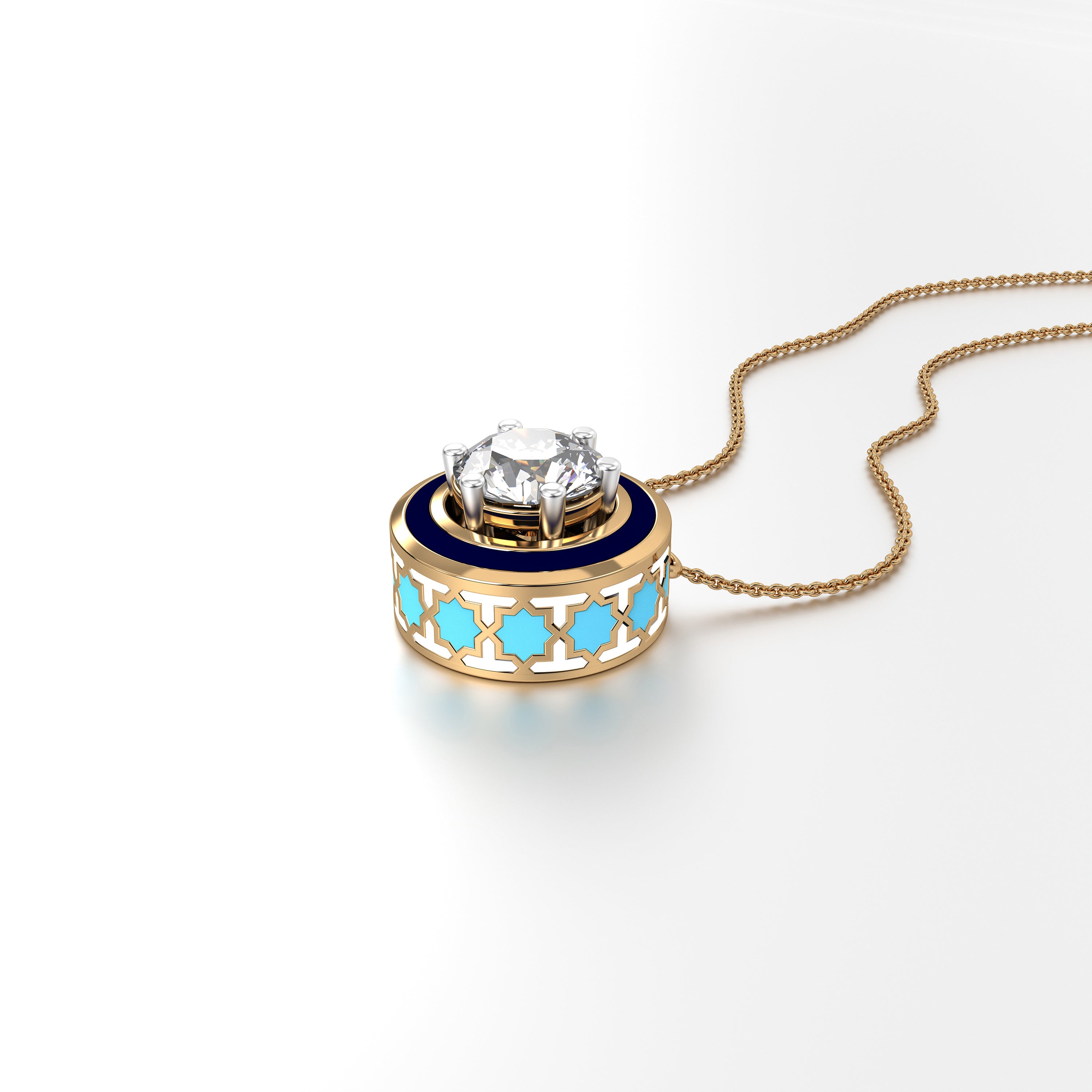 #Pattern & Color_moroccan zellij skyblue