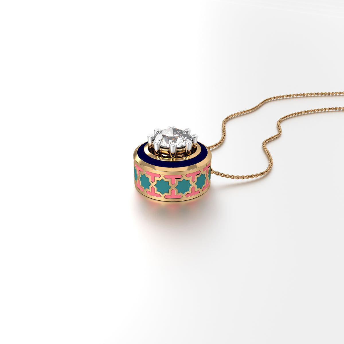 #Pattern & Color_Moroccan Zellij Pastel Turquoise