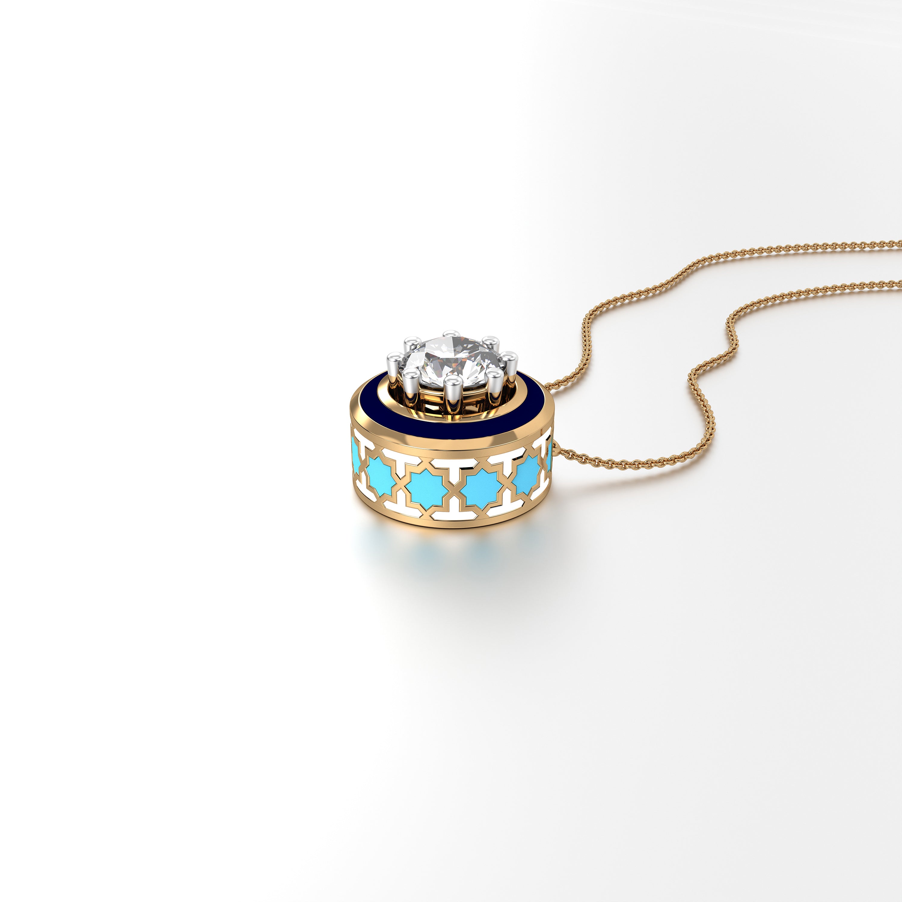 #Pattern & Color_moroccan zellij skyblue