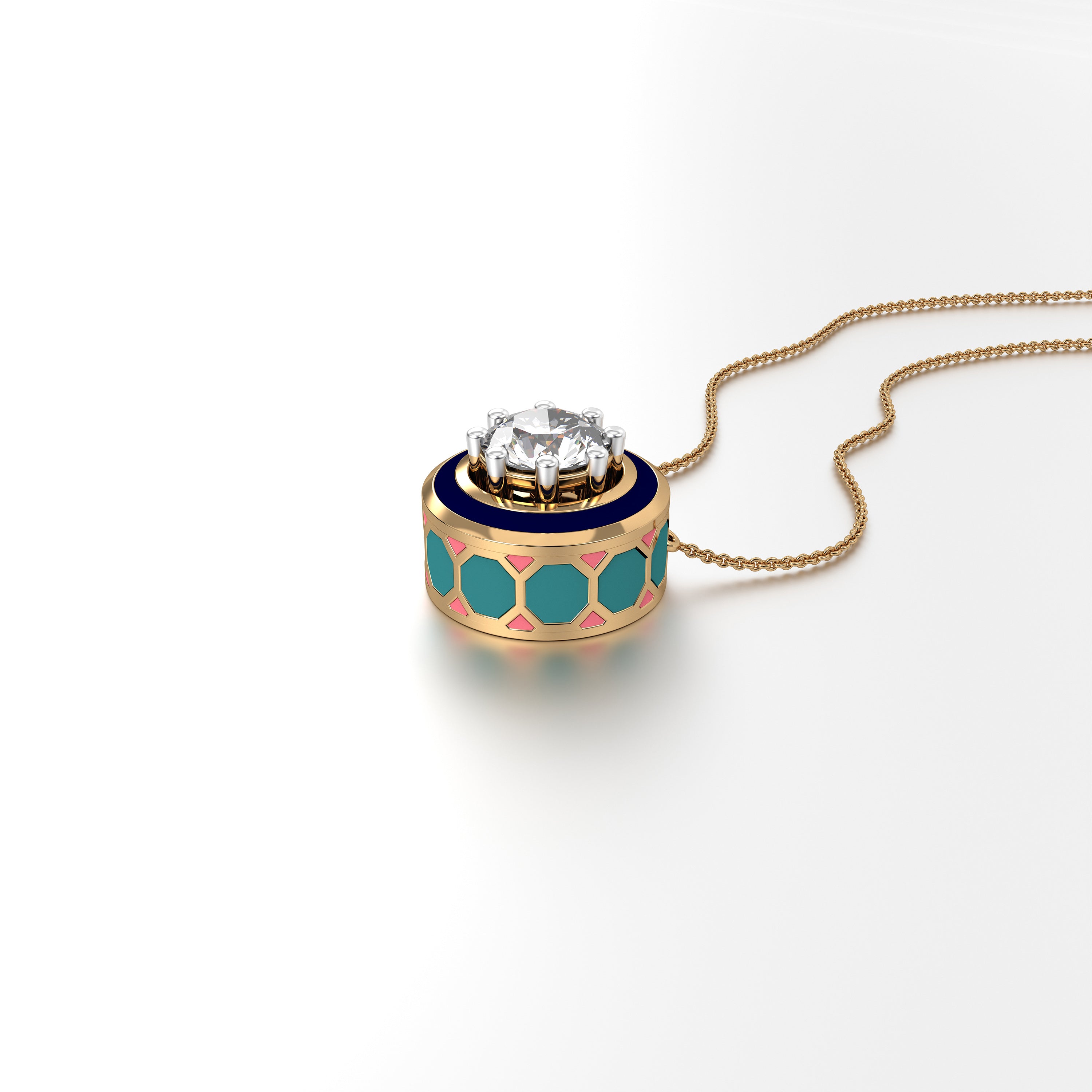 #Pattern & Color_Turkish Tessellation Pastel Turquoise