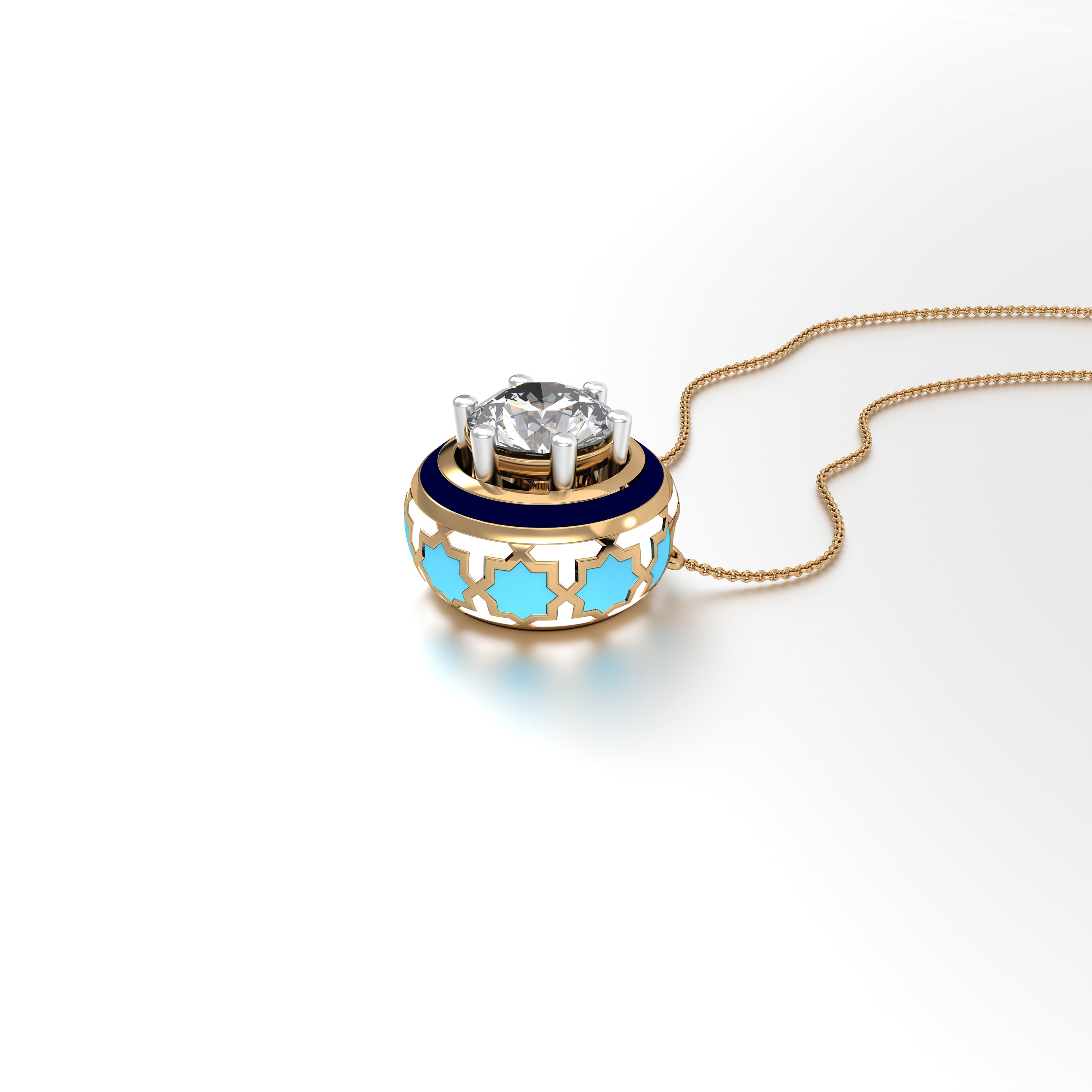 #Pattern & Color_moroccan zellij skyblue