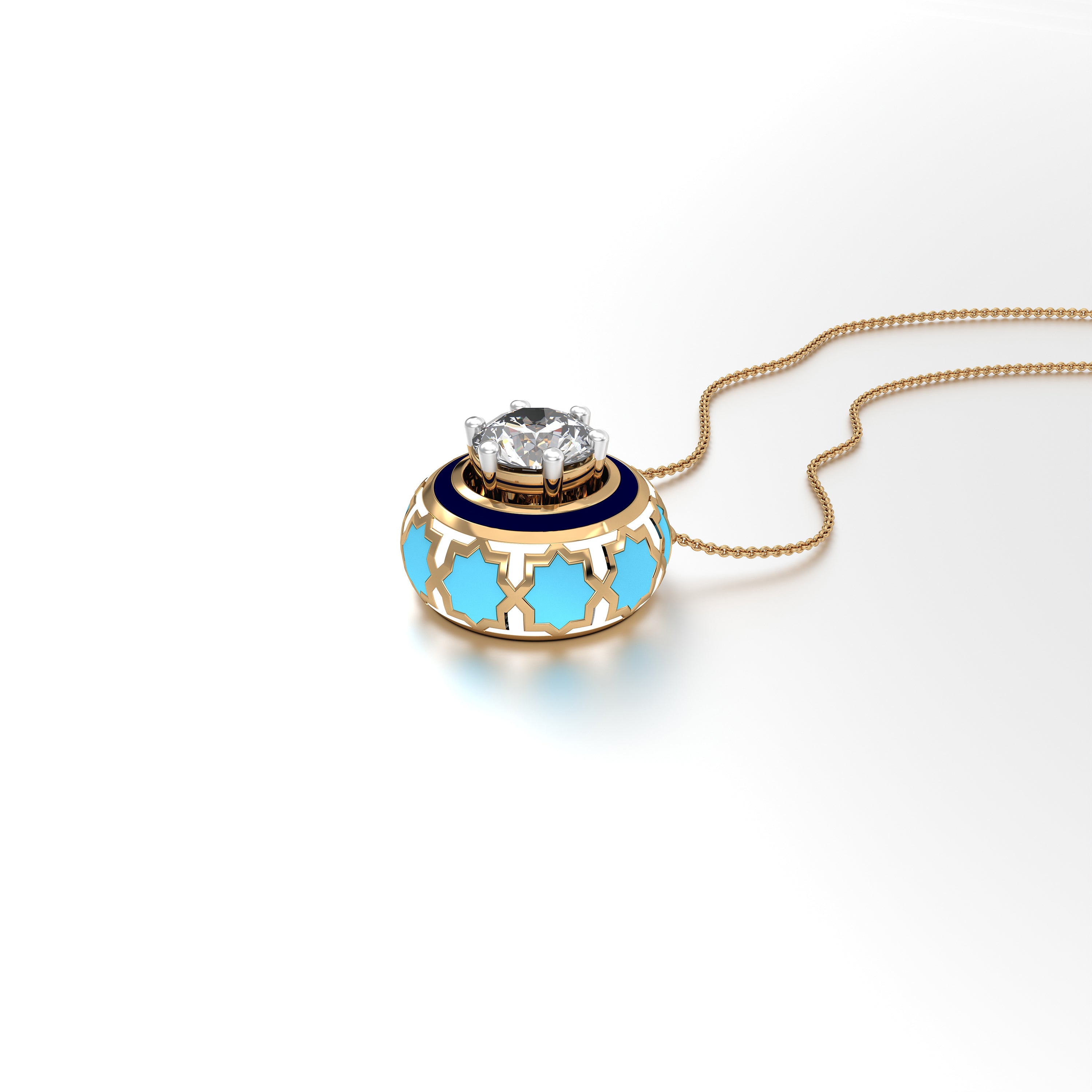 #Pattern & Color_moroccan zellij skyblue