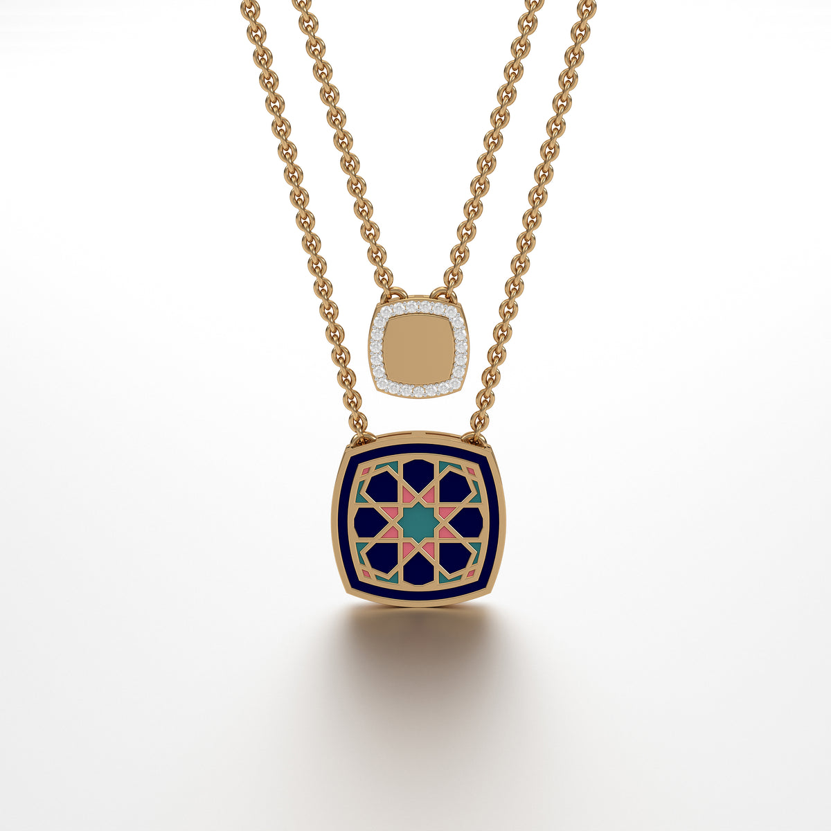 #Pattern & Color_Arabesque Rosette Pastel Turquoise