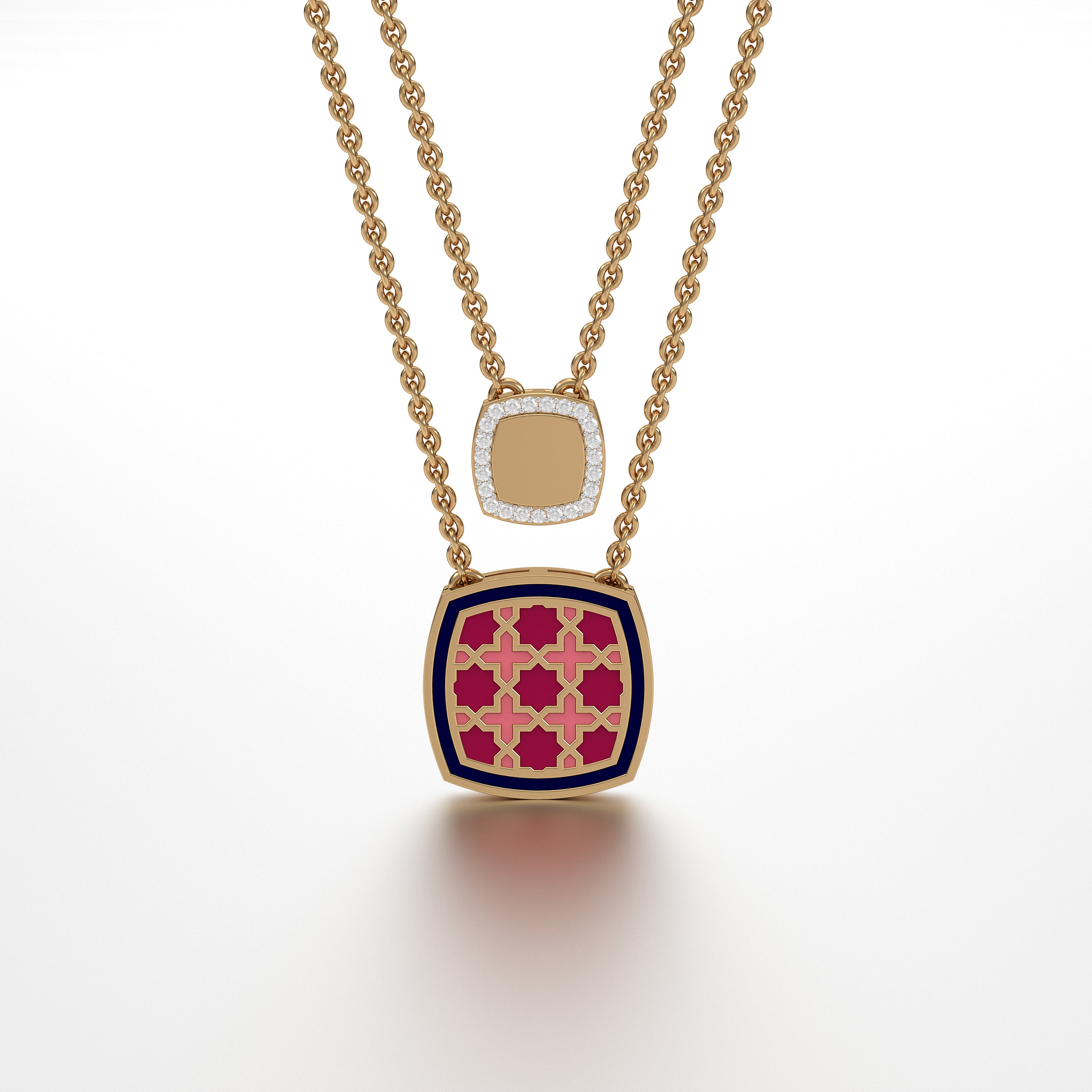 #Pattern & Color_Moroccan Zellij Cardinal Red