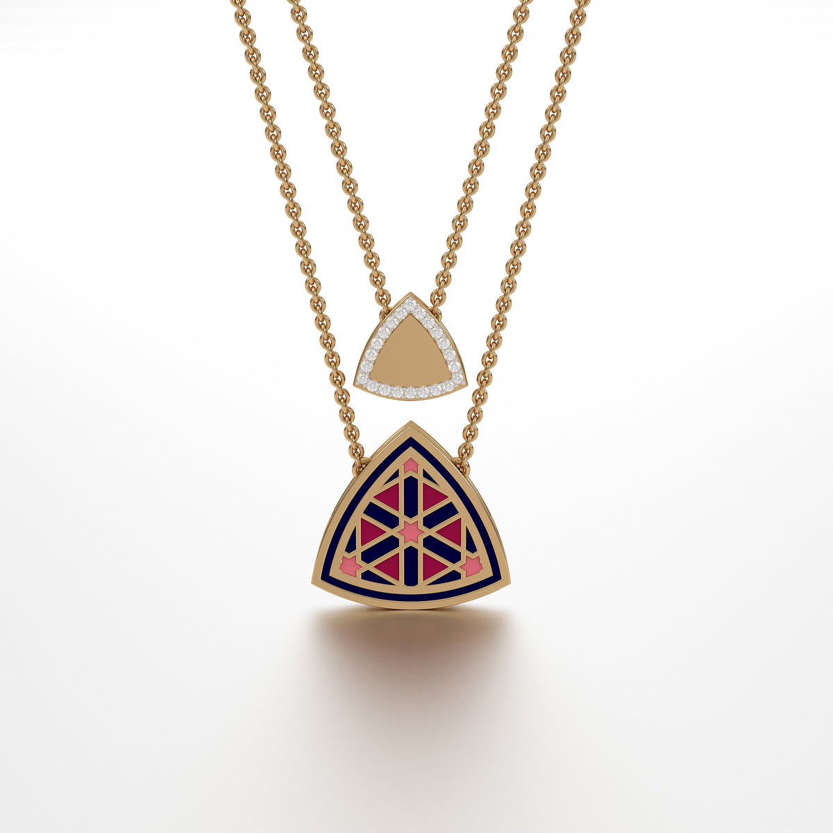 #Pattern & Color_Persian Girih Cardinal Red