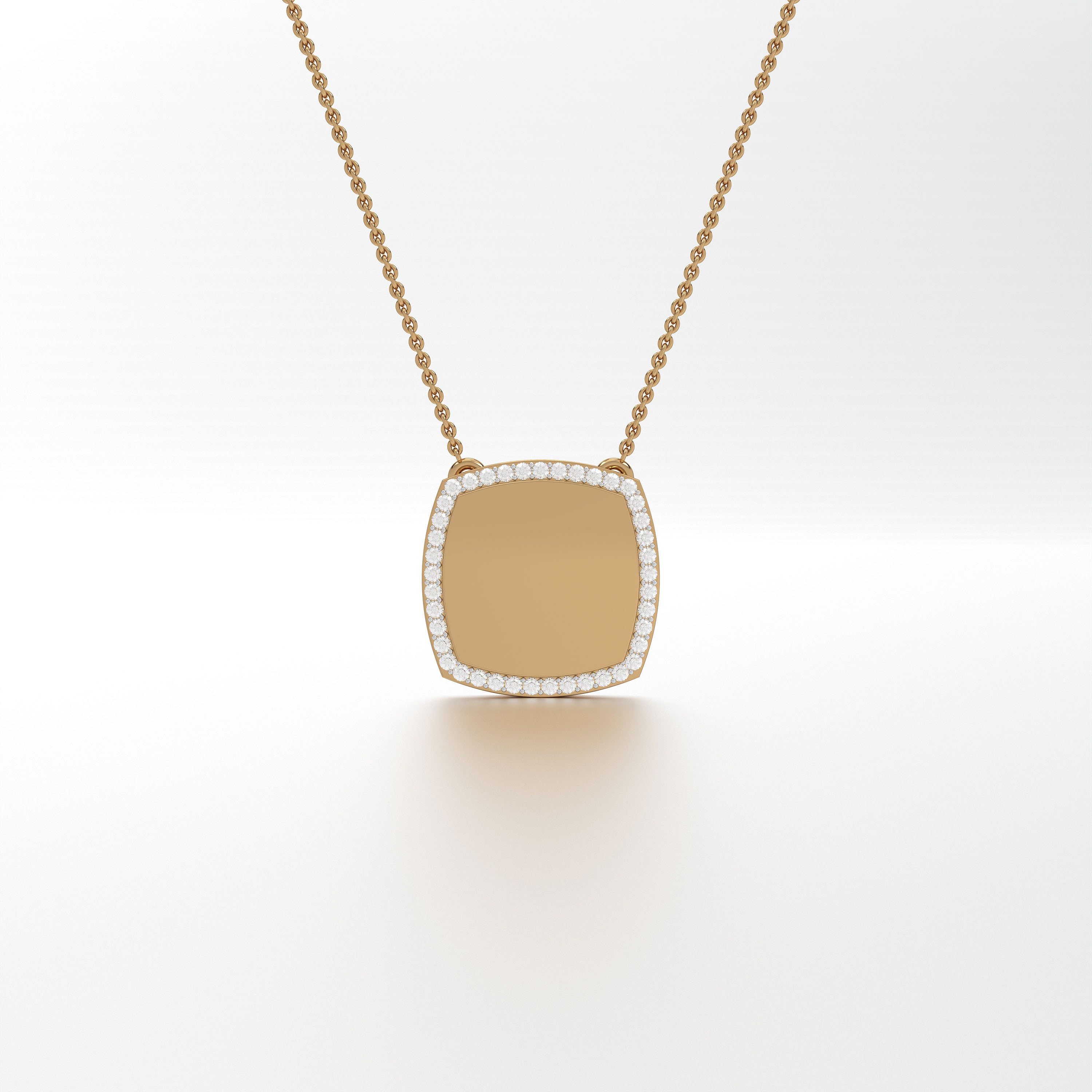 Aurm Cushion - 'With Diamond Lining' - Pendant Medium