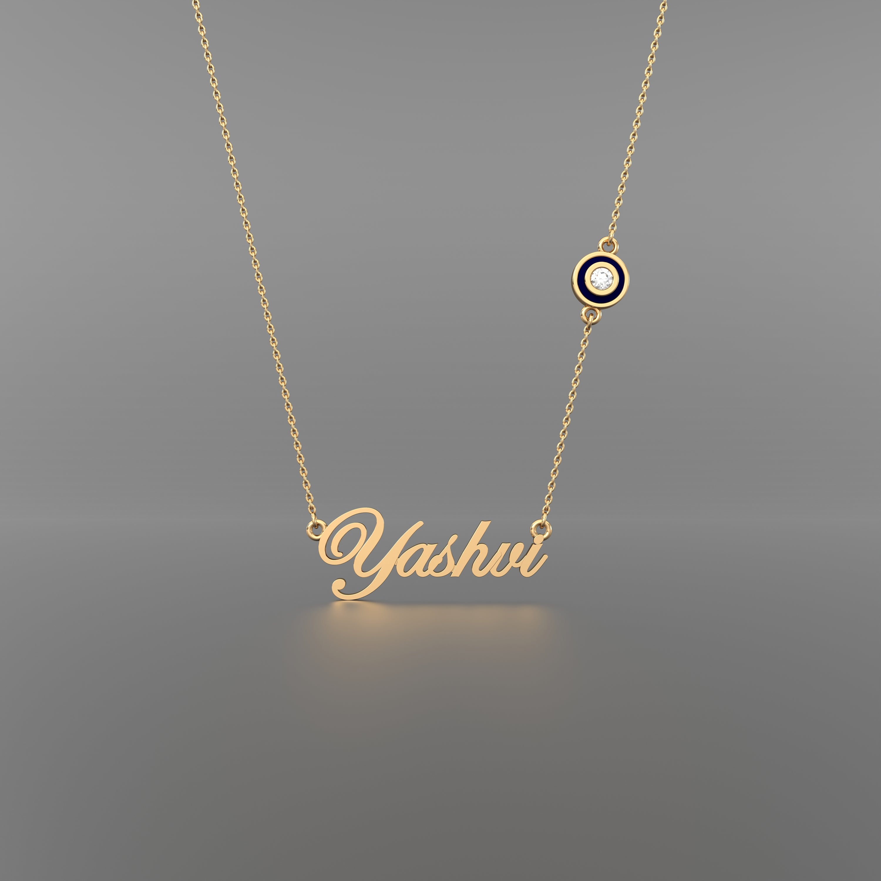 #Pattern & Color_Signature SOHNAA Diamond Charm Prussian Blue