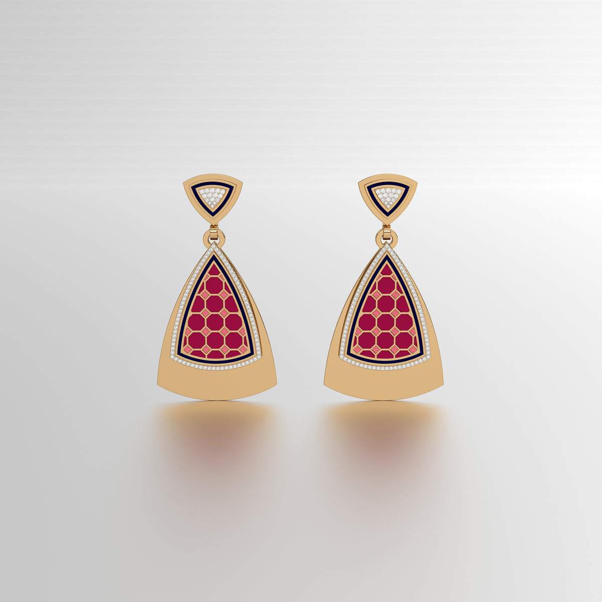 #Pattern & Color_Turkish Tessellation Cardinal Red