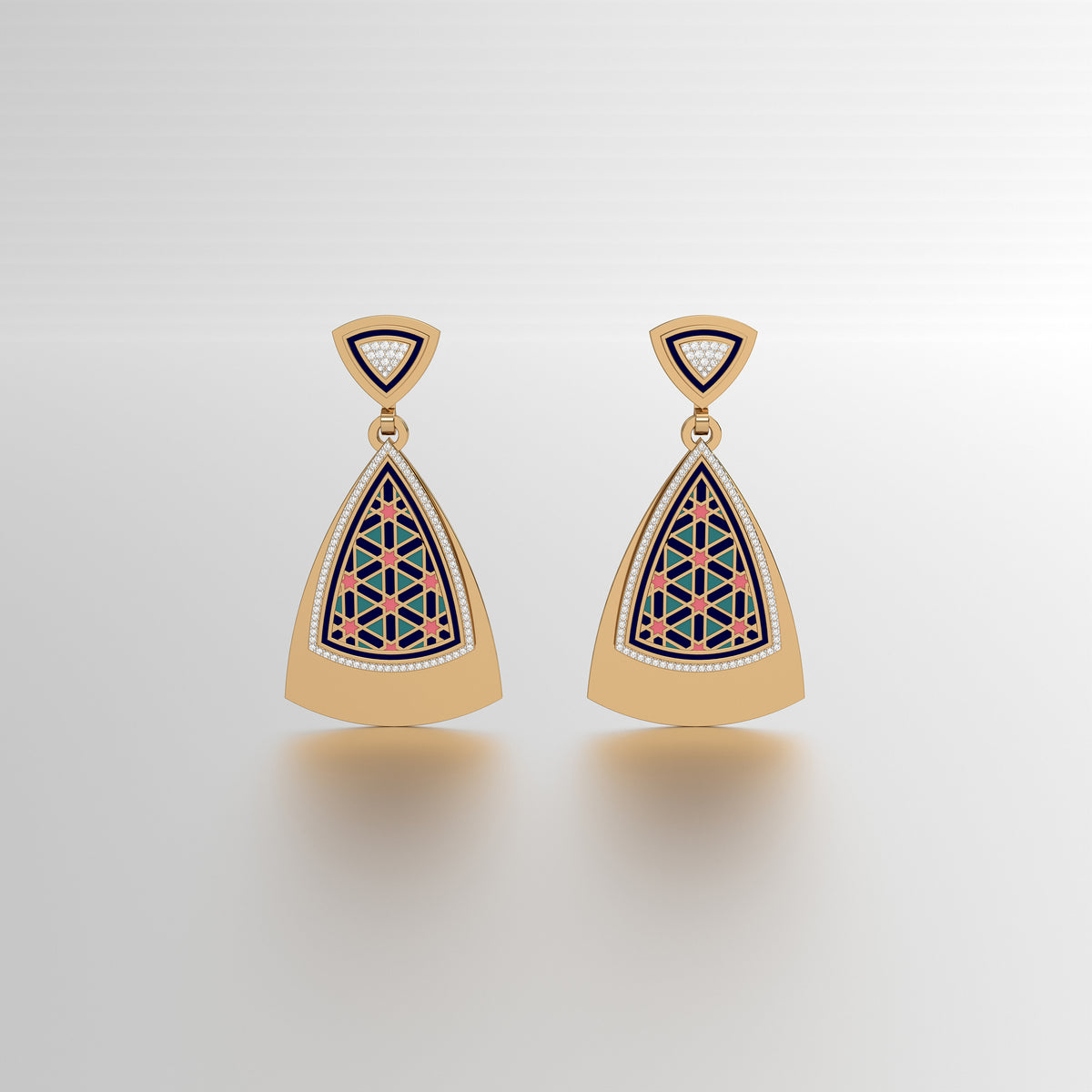 #Pattern & Color_Persian Girih Pastel Turquoise