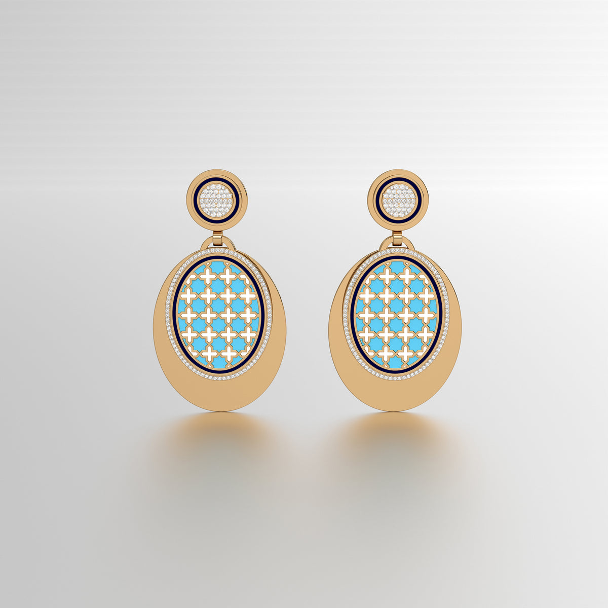 #Pattern & Color_moroccan zellij skyblue