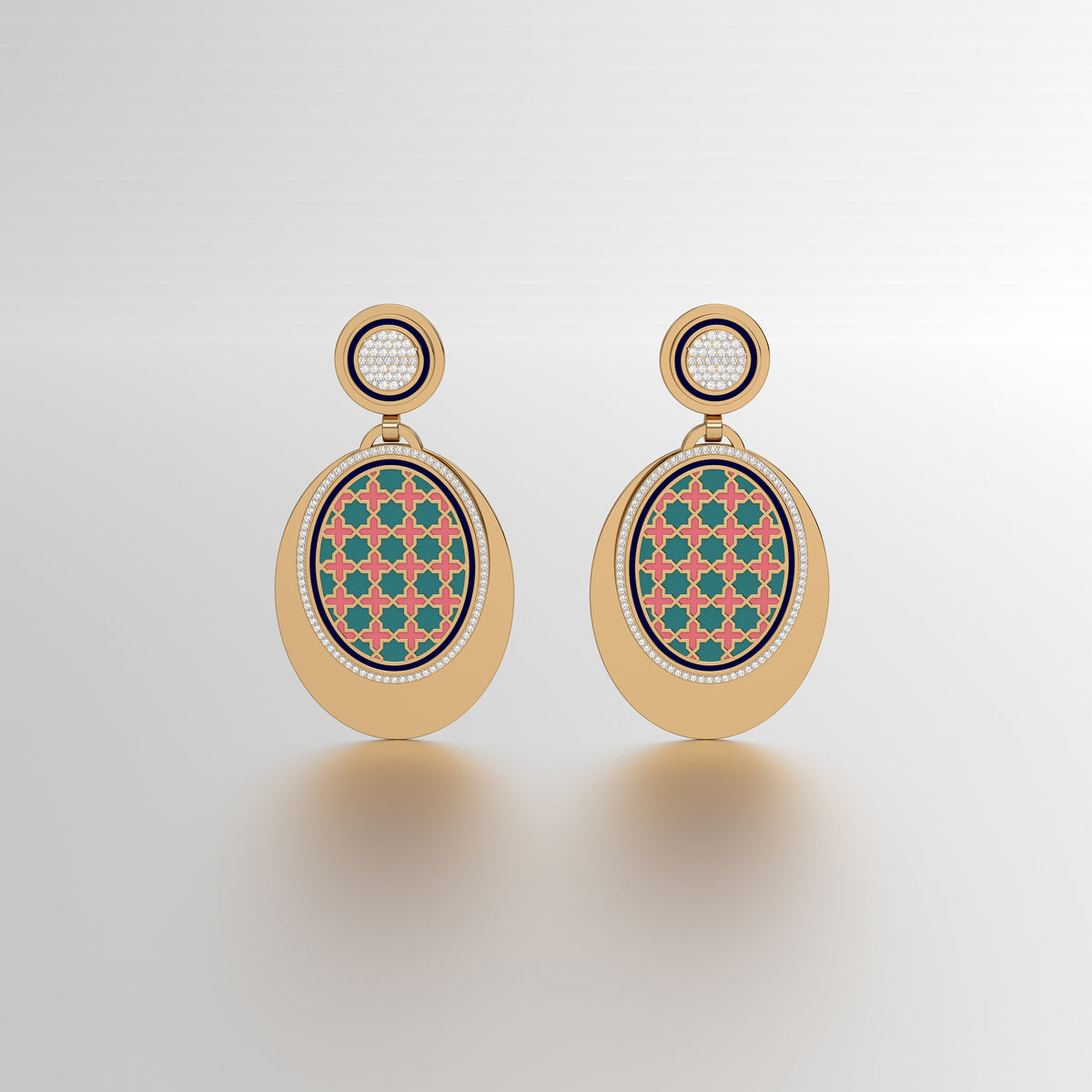 #Pattern & Color_Moroccan Zellij Pastel Turquoise