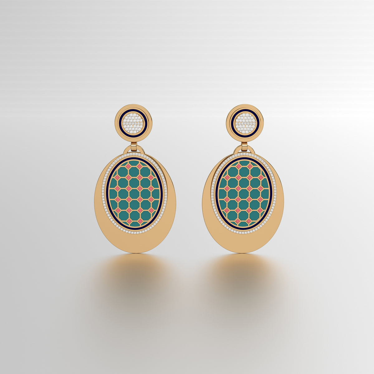 #Pattern & Color_Turkish Tessellation Pastel Turquoise