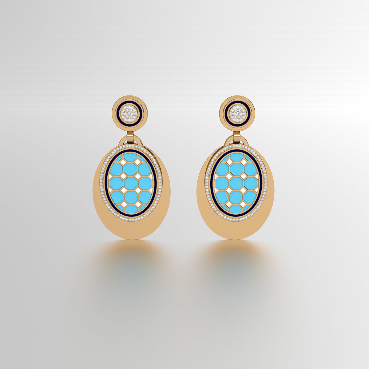 #Pattern & Color_Turkish Tessellation Skyblue