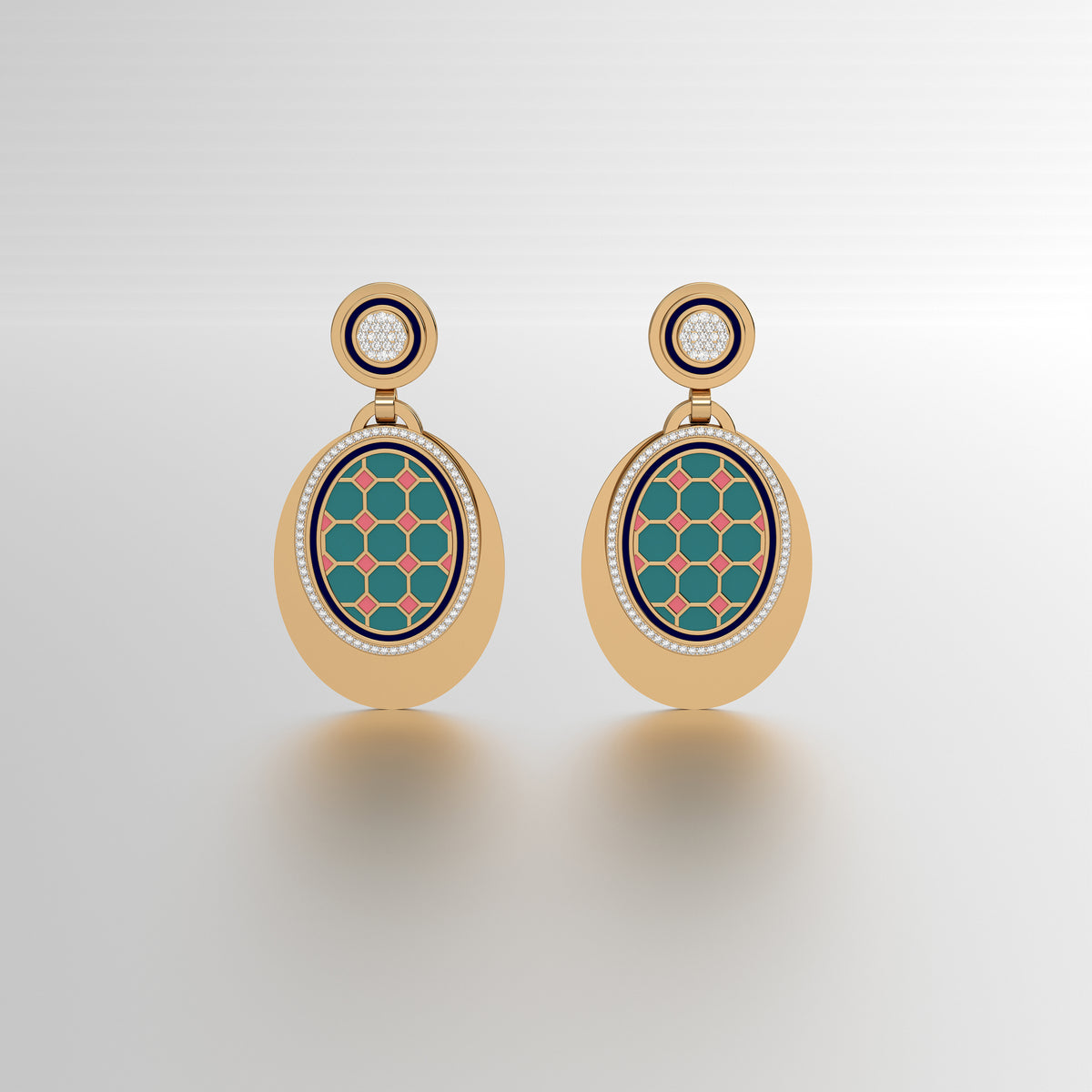 #Pattern & Color_Turkish Tessellation Pastel Turquoise