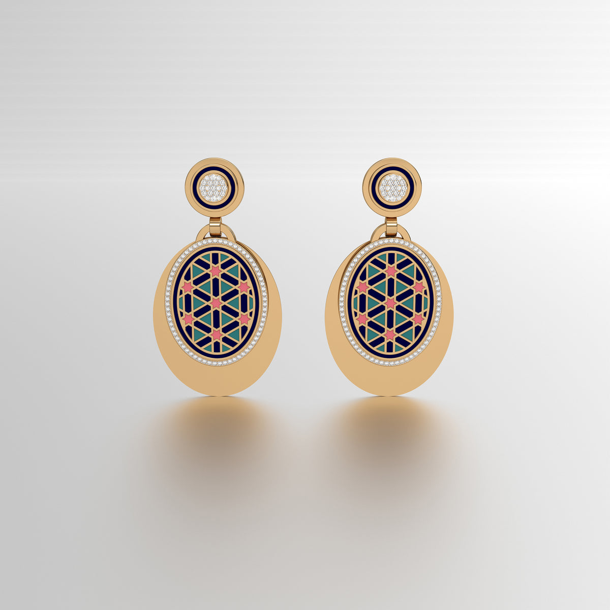 #Pattern & Color_Persian Girih Pastel Turquoise