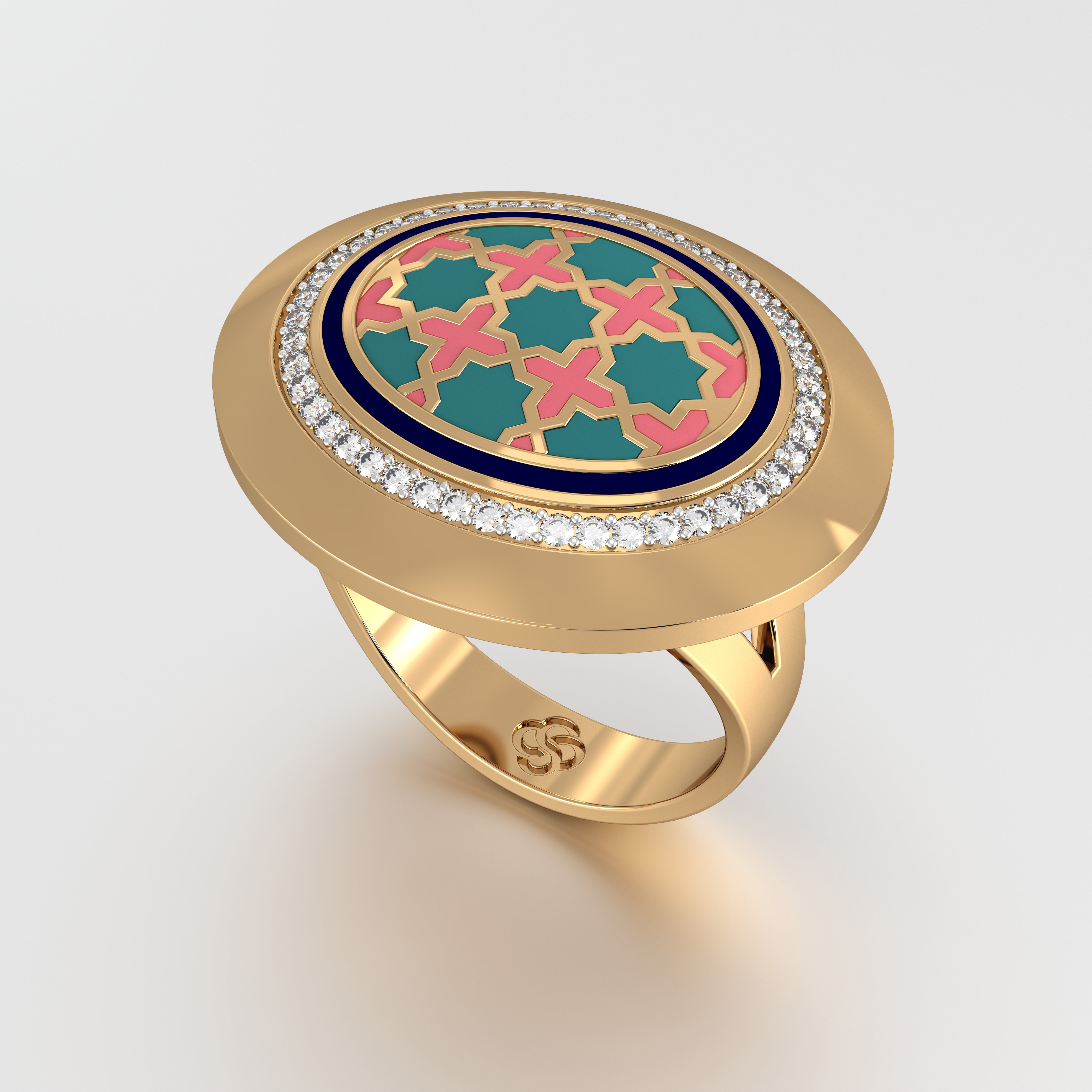 #Pattern & Color_Moroccan Zellij Pastel Turquoise