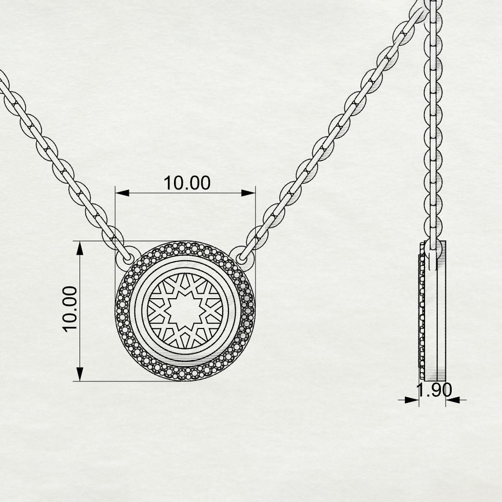 OMAIRA Divinity Mangalsutra Medium