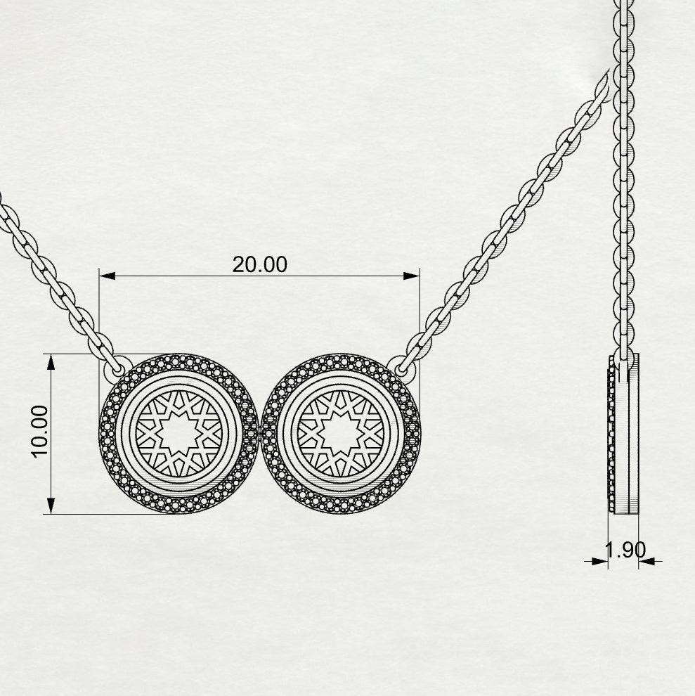 OMAIRA Together Forever Mangalsutra Medium