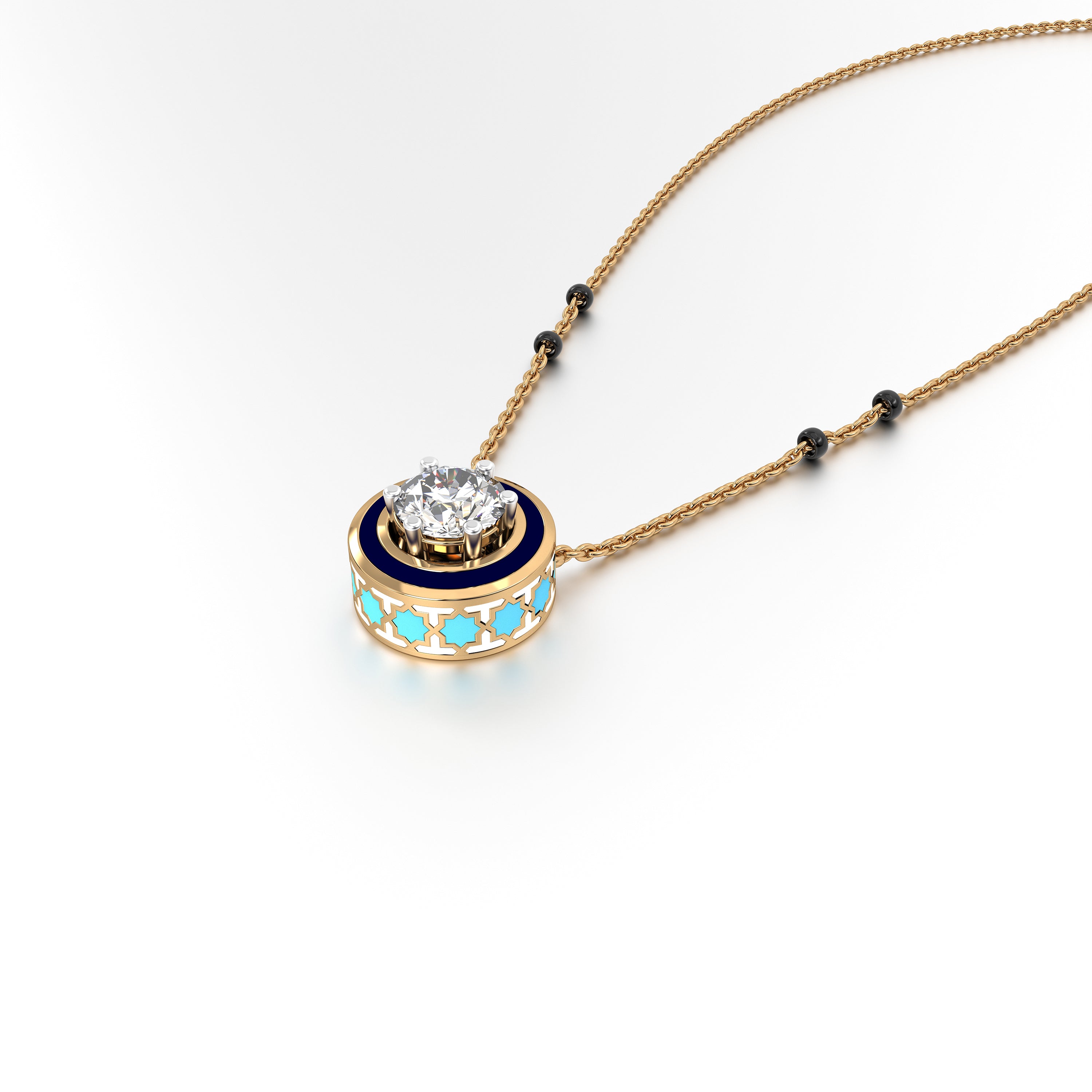 #Pattern & Color_moroccan zellij skyblue