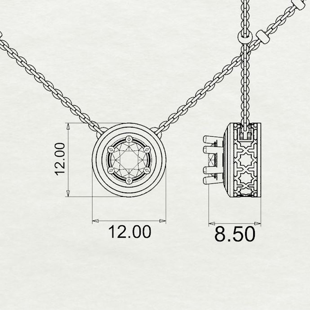 Aaliyah Divine Solitaire Mangalsutra Medium