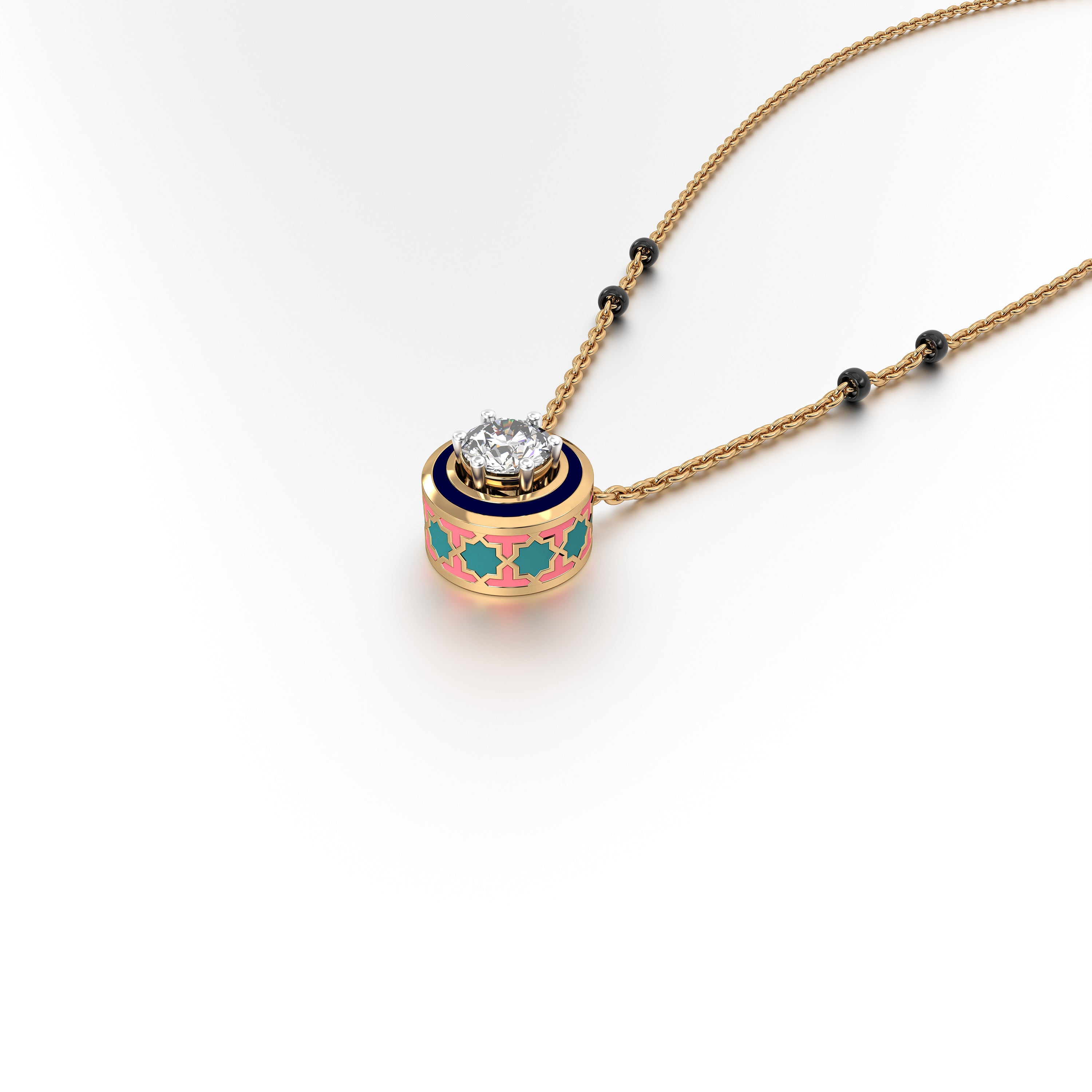 #Pattern & Color_Moroccan Zellij Pastel Turquoise