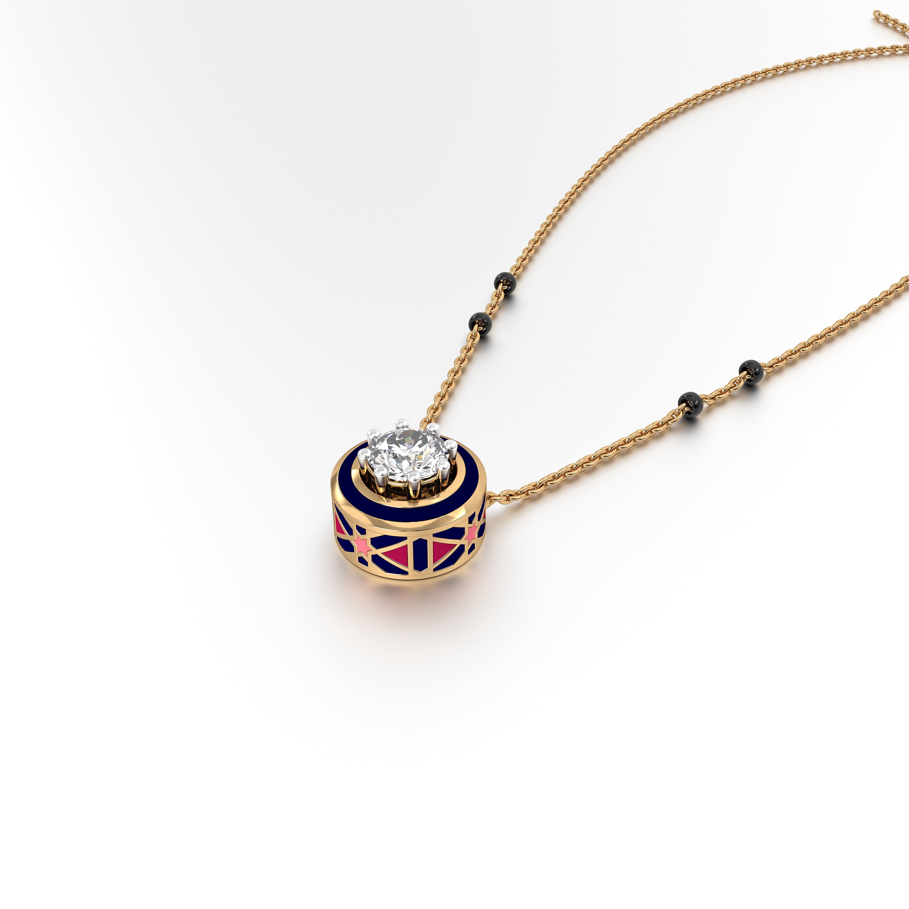 #Pattern & Color_Persian Girih Cardinal Red