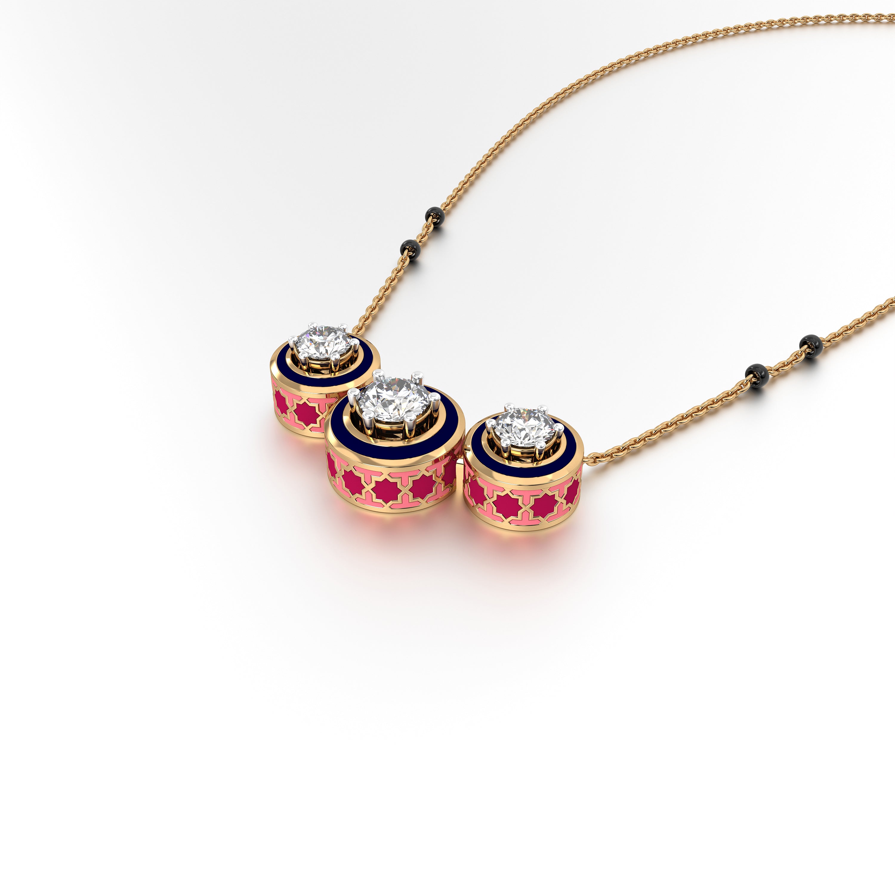 #Pattern & Color_Moroccan Zellij Cardinal Red