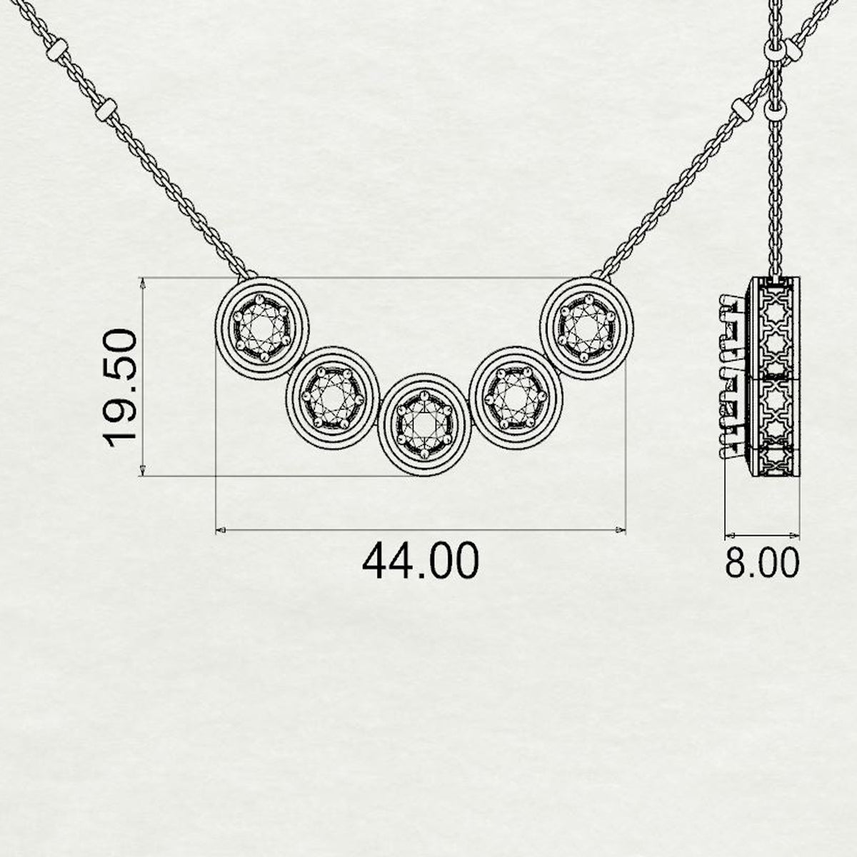 Aaliyah Five Elements Solitaire Mangalsutra Medium