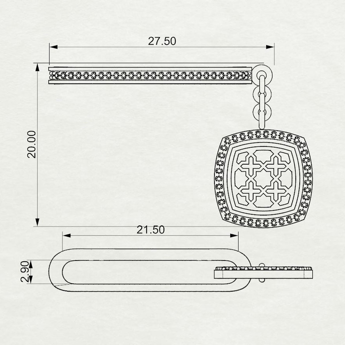 Noor Band With Cushion Charm