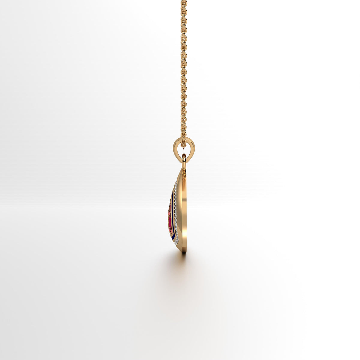 Aynur Trillion Pendant with Loop Large