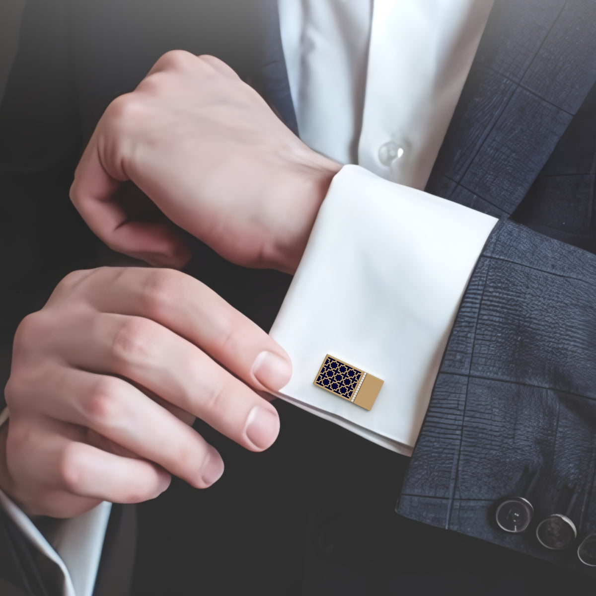 Zayd Rectangle Cufflink
