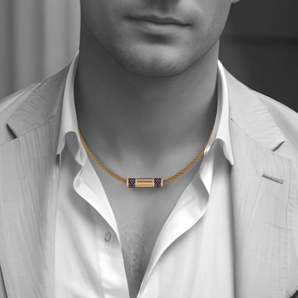 Azeem Double end bullet chain Necklace