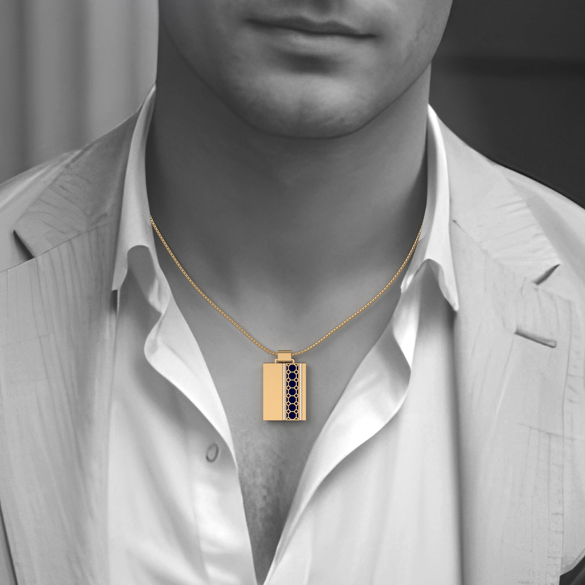 Aaymaan Verticle Line Pendant