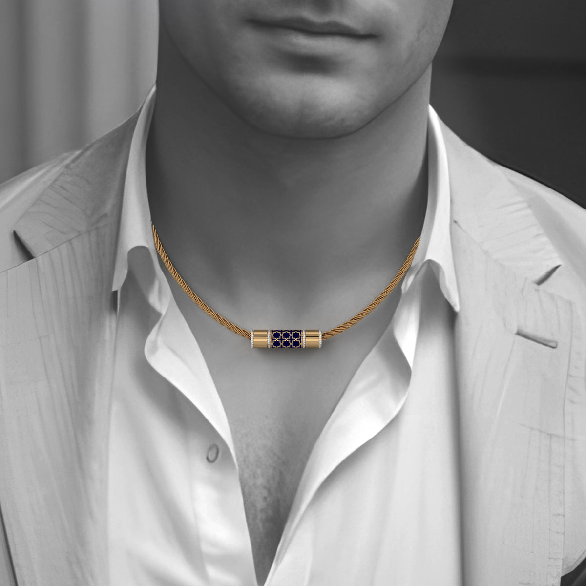 Azeem Bullet chain Necklace