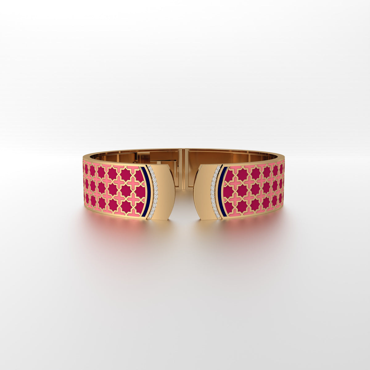 #Pattern & Color_Moroccan Zellij Cardinal Red